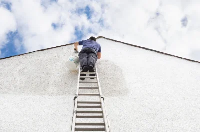 Peinture extérieure aux Ollières-sur-Eyrieux — façades et ravalement